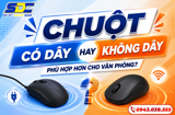 Chuột Có Dây Hay Không Dây Phù Hợp Hơn Cho Văn Phòng?