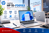 Đánh giá Laptop HP 15-FD0153: Core 5 120U, 8GB, SSD 512GB có đáng mua?