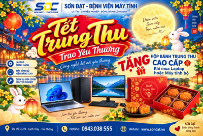 Tết Trung Thu 2026 – Mua Laptop, Máy Tính Bộ, Nhận Ngay Hộp Bánh Trung Thu Cao Cấp