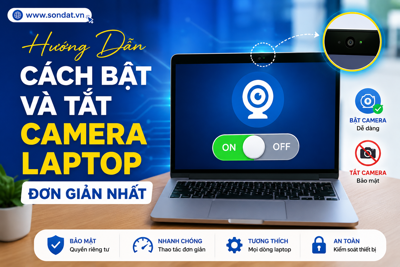 Mẹo Mở Và Tắt Webcam Laptop Cực Kỳ Nhanh Chóng Trong Vòng 1 Phút