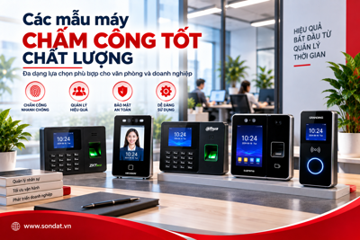 Gợi ý các mẫu máy chấm công tốt, chất lượng cho doanh nghiệp