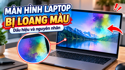 Màn Hình Laptop Bị Loang Màu Có Nguy Hiểm Không? Cách Xử Lý Đúng
