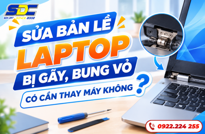Sửa Bản Lề Laptop Bị Gãy, Bung Vỏ Có Cần Thay Máy Không?