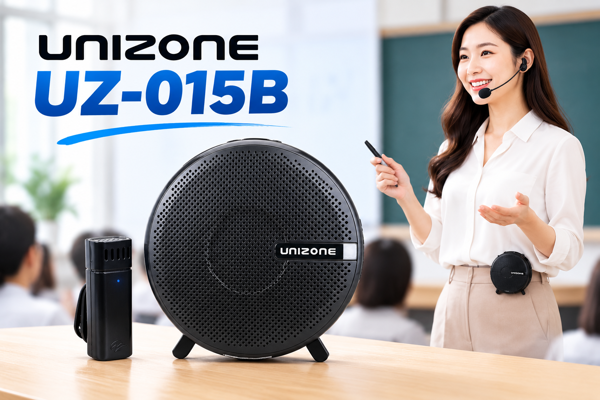Máy trợ giảng cài áo không dây Hàn Quốc Unizone UZ-015B – Nhỏ gọn, tiện lợi, âm thanh rõ ràng