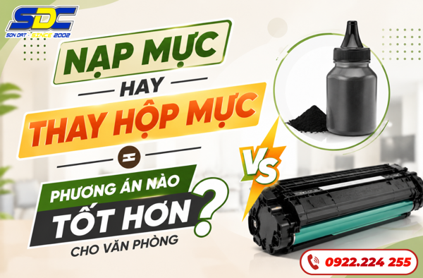 Nạp Mực Hay Thay Hộp Mực – Phương Án Nào Tốt Hơn Cho Văn Phòng?