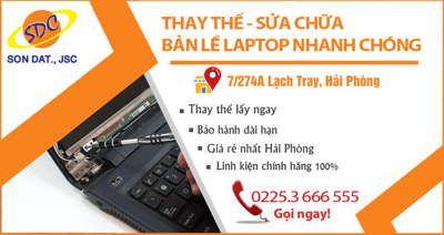 Dịch vụ sửa bản lề laptop lấy ngay uy tín, giá rẻ Hải Phòng