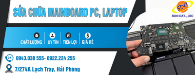 Dịch vụ sửa mainboard máy tính chuyên nghiệp, uy tín số 1 Hải Phòng