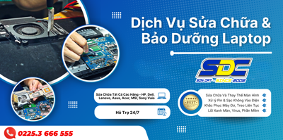 Dịch Vụ Sửa Laptop Hải Phòng – Nhanh Chóng, Giá Hợp Lý