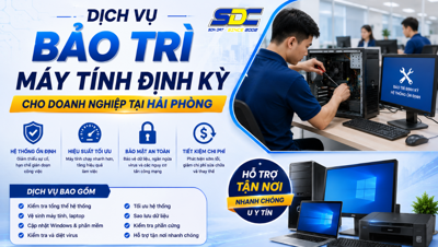 Dịch Vụ Bảo Trì Máy Tính Định Kỳ Cho Doanh Nghiệp Tại Hải Phòng