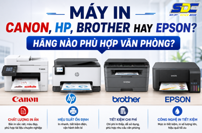 Máy In Canon, HP, Brother Hay Epson? Hãng Nào Phù Hợp Văn Phòng?
