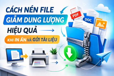Cách Nén File Giảm Dung Lượng Hiệu Quả Khi In Ấn Và Gửi Tài Liệu Nhanh Chóng