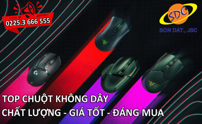 Top chuột không dây chất lượng, giá tốt, đáng mua nhất tại Sơn Đạt.,JSC