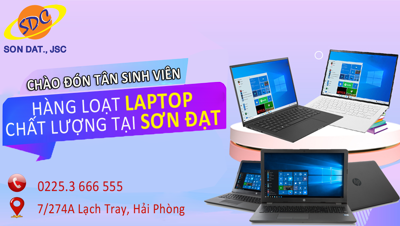 Sơn Đạt.,JSC chào đón tân sinh viên với hàng loạt laptop chất lượng, giá tốt trong tháng 8/2022