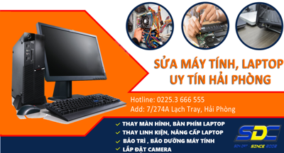 Cung cấp dịch vụ sửa máy tính nhanh chóng, chuyên nghiệp số 1 Hải Phòng