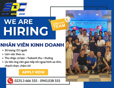 Bệnh Viện Máy Tính Sơn Đạt tuyển dụng nhân viên kinh doanh bán lẻ
