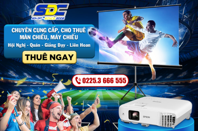 Cho thuê máy chiếu, màn chiếu uy tín, giá rẻ số 1 Hải Phòng