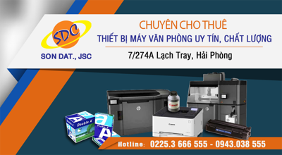 Cho thuê máy văn phòng chất lượng, giá tốt, thủ tục đơn giản tại Hải Phòng