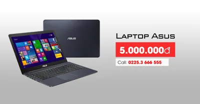 Những mẫu laptop asus giá 5 triệu dùng cho văn phòng