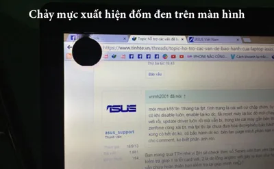 Màn hình Laptop bị đen một góc? Nguyên nhân và cách khắc phục hiệu quả nhất.