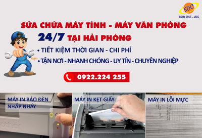 Sửa chữa máy văn phòng nhanh, chất lượng, gọi là có mặt 24/7