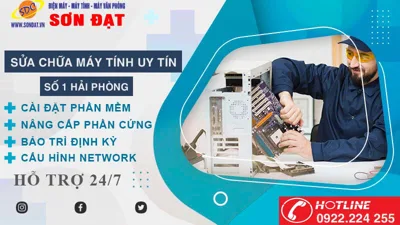 Dịch vụ sửa máy tính giá rẻ, khắc phục các lỗi PC hiệu quả số 1 Hải Phòng