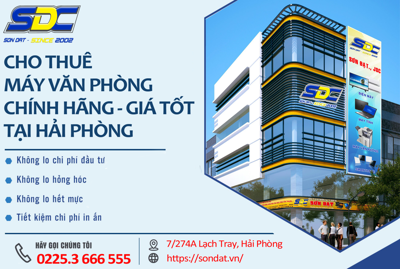 Thuê máy văn phòng ở đâu giá tốt, uy tín tại Hải Phòng?