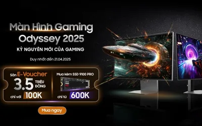 Samsung Odyssey 2025: Bước Nhảy Vọt Của Màn Hình Gaming - 3D Không Kính, OLED 4K 240Hz & Kích Thước Tối Đa 49 Inch