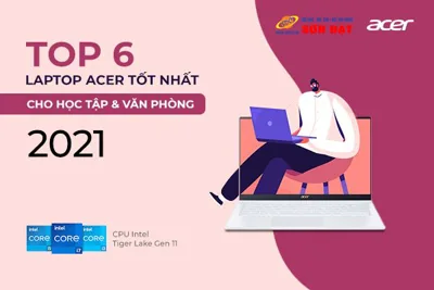 6 Mẫu Laptop Acer Tốt Nhất Cho Học Tập - Văn Phòng 2021