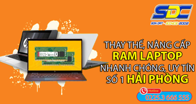 Báo giá thay thế, nâng cấp RAM laptop uy tín, giá rẻ tại Sơn Đạt.,JSC
