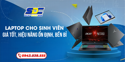 TOP 5 Laptop Cho Sinh Viên – Giá Tốt, Hiệu Năng Ổn Định, Bền Bỉ