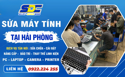 Sửa Máy Tính, Laptop Hải Phòng – Dịch Vụ Nhanh Chóng, Giá Hợp Lý