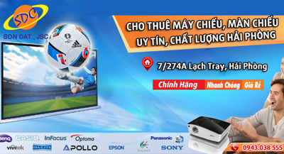 Báo giá dịch vụ cho thuê máy chiếu, màn chiếu uy tín, chất lượng tại Hải Phòng