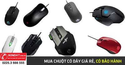 Mua chuột có dây giá rẻ, có bảo hành tại Máy tính Sơn Đạt