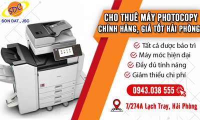 Cho thuê máy photocopy chính hãng, giá tốt tại Hải Phòng
