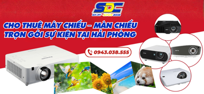 Dịch Vụ Cho Thuê Máy Chiếu – Màn Chiếu Trọn Gói Sự Kiện Tại Hải Phòng