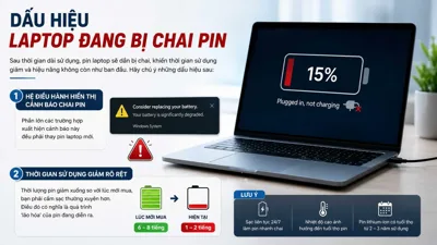 Cách Kiểm Tra Tuổi Thọ Pin, Độ Chai Pin Laptop Đơn Giản, Chính Xác Nhất