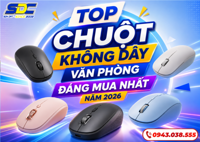 Top Chuột Không Dây Văn Phòng Đáng Mua Nhất Năm 2026