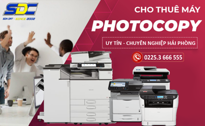 Cho thuê máy photocopy chính hãng, giá rẻ, uy tín số 1 Hải Phòng