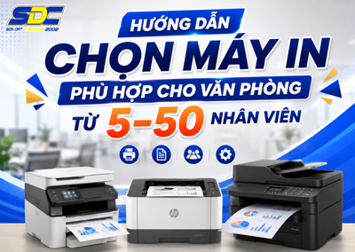 Hướng Dẫn Chọn Máy In Phù Hợp Cho Văn Phòng Từ 5–50 Nhân Viên