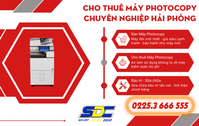Cho thuê máy Photocopy Chuyên nghiệp tại Hải Phòng | Uy tín & Giá Tốt