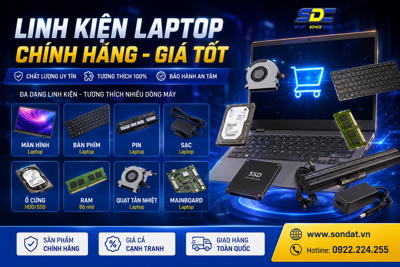 Cung Cấp Linh Kiện Laptop Chính Hãng, Giá Tốt Uy Tín Tại Hải Phòng  