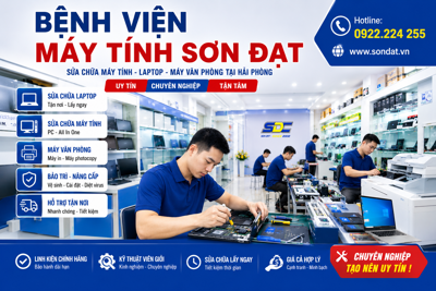 Dịch Vụ Sửa Chữa Máy Tính, Laptop, Máy Văn Phòng Uy Tín Hàng Đầu Tại Hải Phòng
