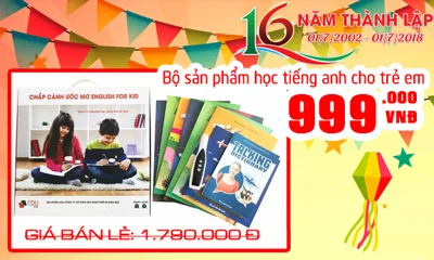 Chào mừng 16 năm thành lập 1/7/2002 - 1/7/2018, khuyến mãi đặc biệt tri ân khách hàng