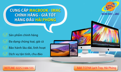 Sơn Đạt.,JSC cung cấp Macbook chất lượng, giá rẻ tại Hải Phòng