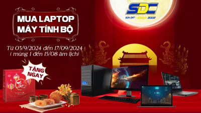 Sơn Đạt.,JSC tặng bánh trung thu cho khách hàng mua laptop và máy bộ (PC)
