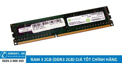 Ram 3 2Gb (DDR3 2GB) giá tốt chính hãng - Máy tính Sơn Đạt