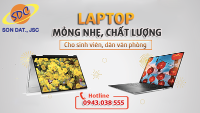 Những chiếc laptop mỏng nhẹ, chất lượng cho sinh viên, dân văn phòng