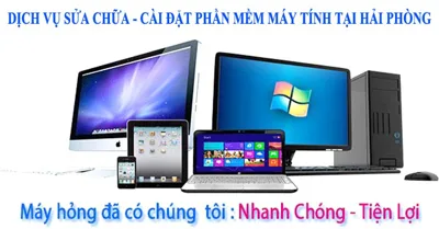 Sửa chữa, cài đặt phần mềm uy tín và chất lượng tại Hải Phòng