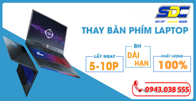 Dịch vụ thay bàn phím laptop lấy ngay, giá tốt số 1 Hải Phòng