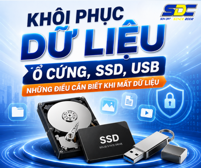 Khôi Phục Dữ Liệu Ổ Cứng, SSD, USB – Những Điều Cần Biết Khi Mất Dữ Liệu